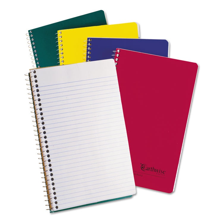 Oxford™ Earthwise by Oxford Recycled Small Notebooks, 3-Subject, Medium/College Rule, Randomly Assorted Covers, (150) 9.5 x 6 Sheets (TOP25447) Each