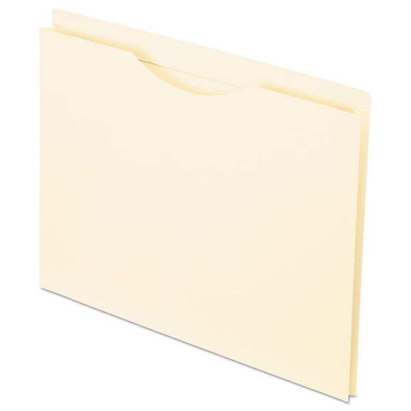 Pendaflex® Manila Reinforced File Jackets, 2-Ply Straight Tab, Letter Size, Manila, 50/Box (PFX22100) Box of 50