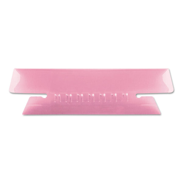 Pendaflex® Transparent Colored Tabs For Hanging File Folders, 1/3-Cut, Pink, 3.5" Wide, 25/Pack (PFX4312PIN) Pack of 25