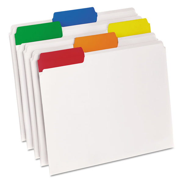 Pendaflex® Poly File Folders, 1/3-Cut Tabs: Assorted, Letter Size, Clear, 25/Box (PFX55702) Each