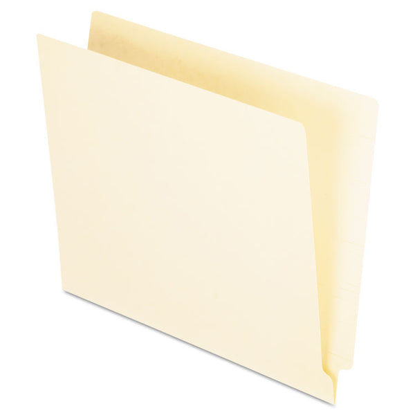 Pendaflex® Manila End Tab Folders, 9.5" High Front, Straight 1-Ply Tabs, Letter Size, Manila, 100/Box (PFXH110) Box of 100