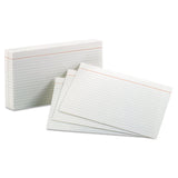 Oxford™ Ruled Index Cards, 5 x 8, White, 100/Pack (OXF51) Pack of 100