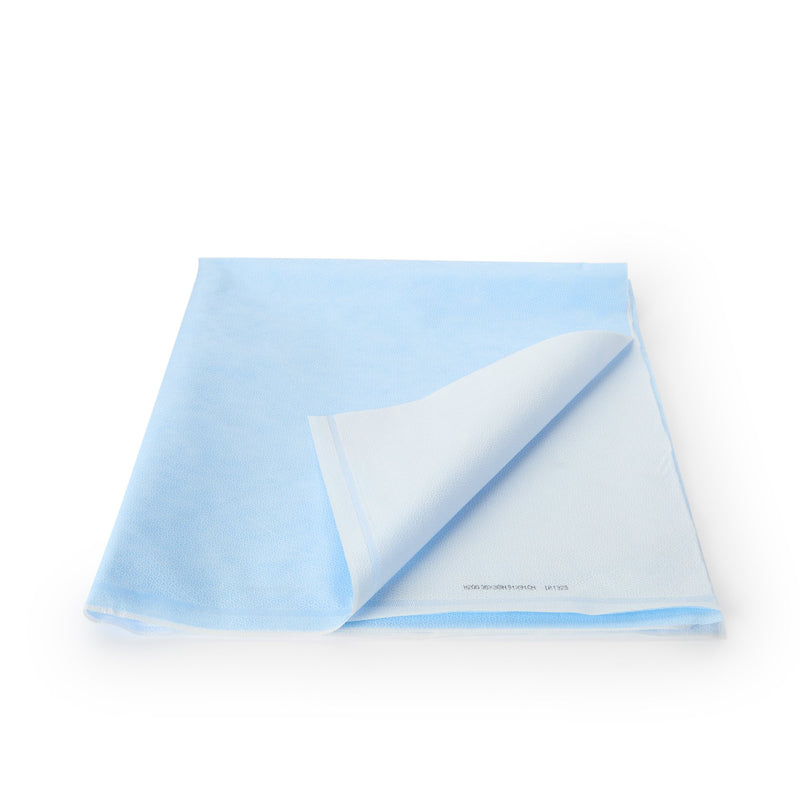 QUICK CHECK* H200 Sterilization Wrap White / Blue 36 X 36 Inch Dual Layer SMS Polypropylene Steam / EO Gas / Hydrogen Peroxide (810870_PK) 48/PK