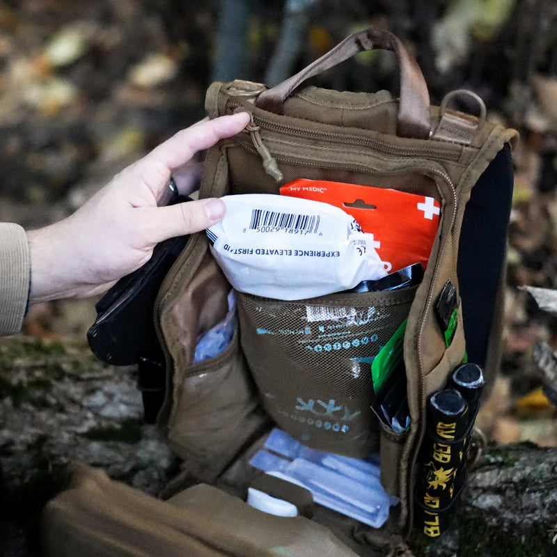 My Medic™ RECON Pro First Aid Kit Red Nylon Backpack (1207724_EA) 1/EA