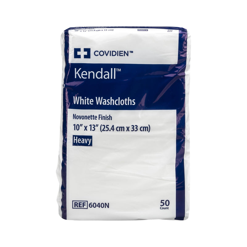Kendall™ Washcloth 10 X 13 Inch White Disposable (173338_CS) 12/CS