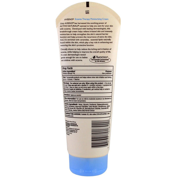 Aveeno® Active Naturals® Eczema Therapy Hand and Body Moisturizer 7.3 oz. Tube Unscented Cream (890704_EA) 1/EA