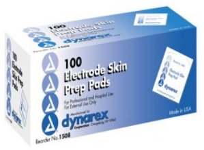Dynarex® Electrode Skin Prep Pad 70% Strength Isopropyl Alcohol Individual Packet NonSterile (478781_BX) 100/BX