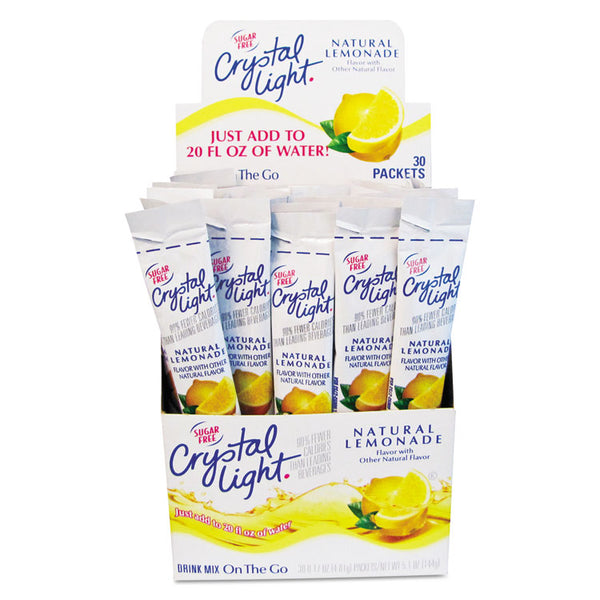 Crystal Light® Flavored Drink Mix, Lemonade, 30 .17oz Packets/Box (CRY79600) Box of 30