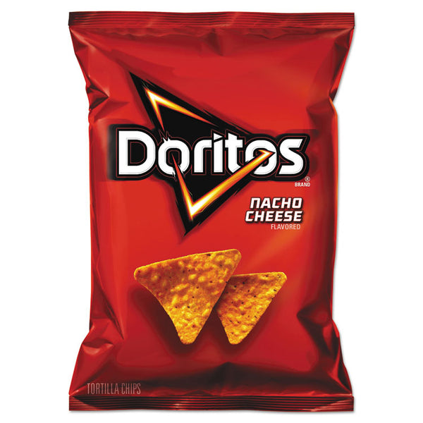 Doritos® Nacho Cheese Tortilla Chips, 1.75 oz Bag, 64/Carton (LAY44375)