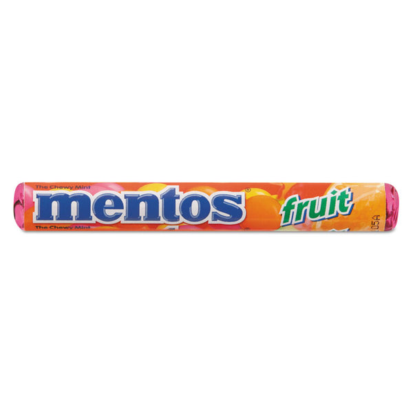 Mentos® Chewy Mints, 1.32 oz, Mixed Fruit, 15 Rolls/Box (MEN4181)