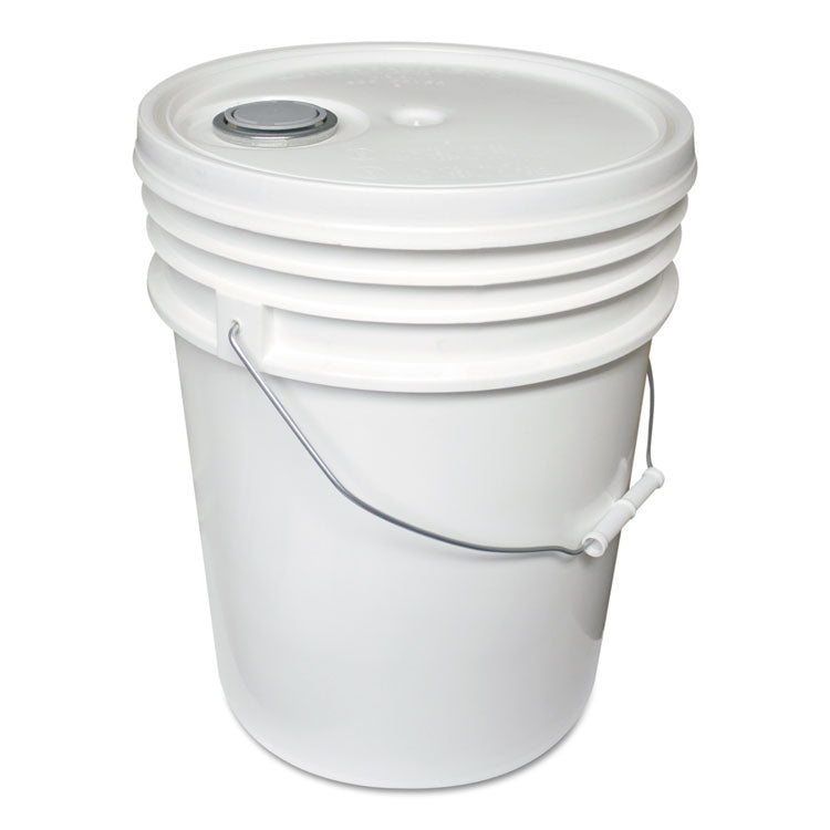 Impact® Utility Bucket with Lid, 5 gal, Polyethylene, White, 11.25" dia (IMP5515) Each