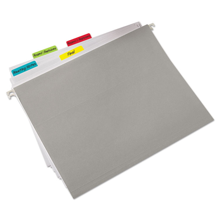 Post-it® Tabs MMM686ALYR Solid Color Tabs, 1/5-Cut, Assorted Colors, 2 ...