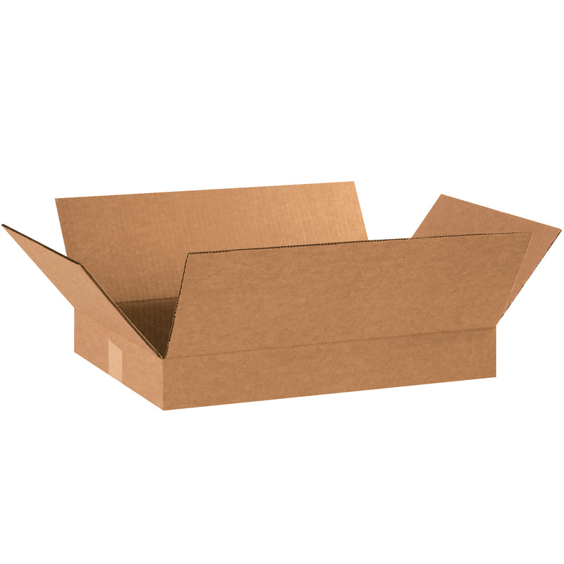 18 x 12 x 2"  Flat Corrugated Boxes (18122) Bundle Of 25