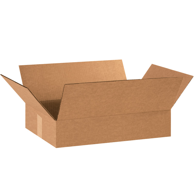 18 x 12 x 3" Flat Corrugated Boxes (18123) Bundle Of 25