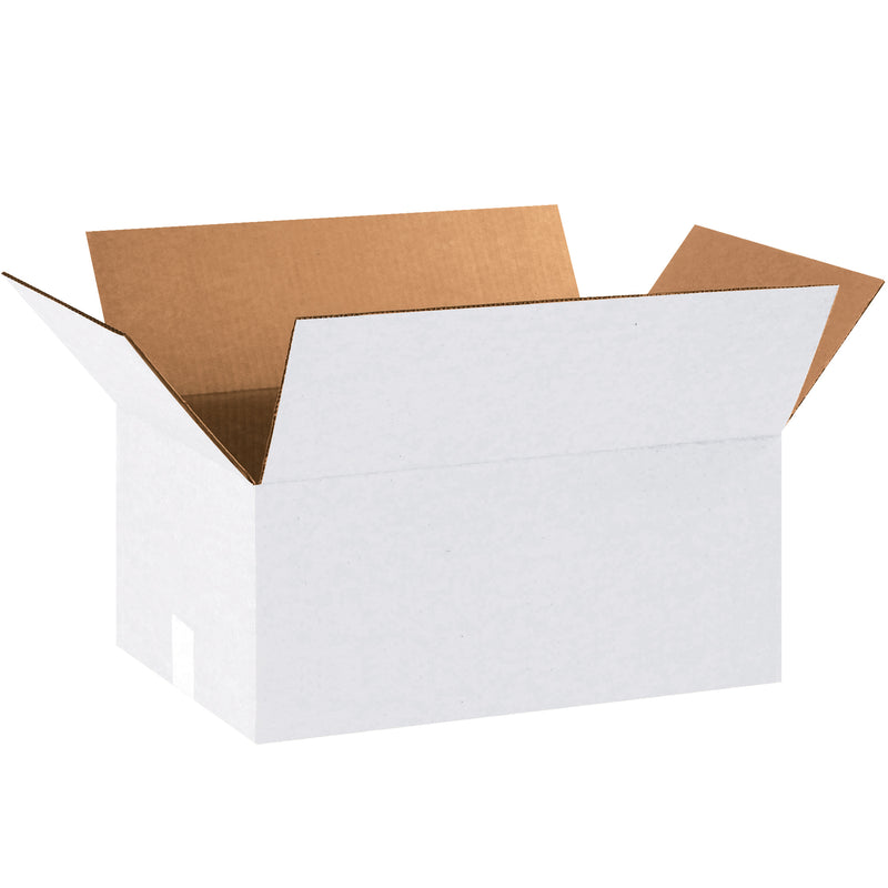 18 x 12 x 8" White Corrugated Boxes (18128W) Bundle Of 25