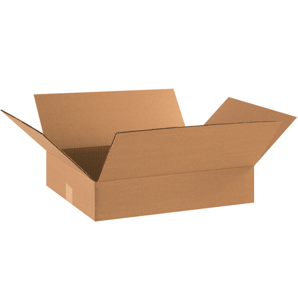 18 x 14 x 4" Flat Corrugated Boxes (18144) Bundle Of 25