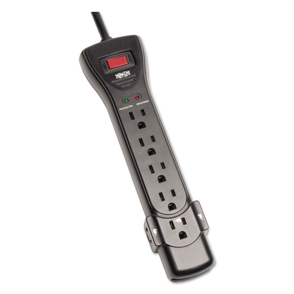 Tripp Lite Protect It! Surge Protector, 7 AC Outlets, 7 ft Cord, 2,160 J, Black (TRPSUPER7B)