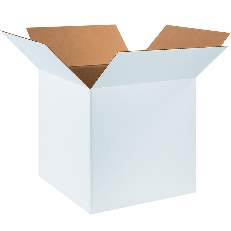 18 x 18 x 18" White Corrugated Boxes (181818W) Bundle Of 20