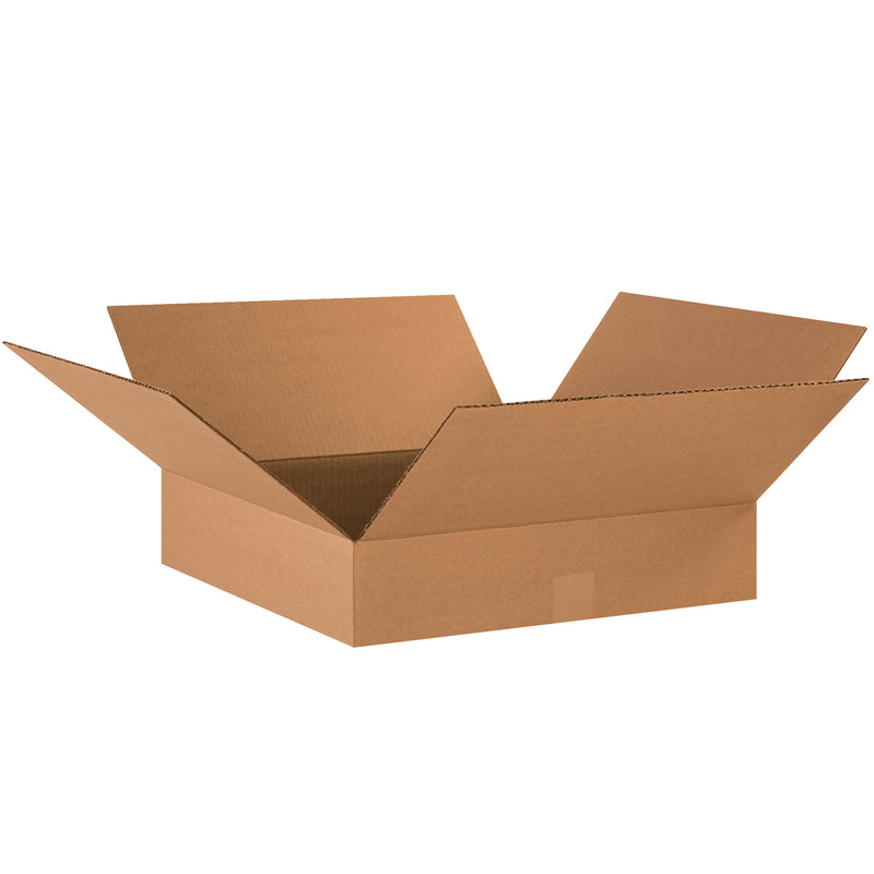 18 x 18 x 4" Flat Corrugated Boxes (18184) Bundle Of 25