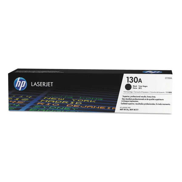 HP HP 130A, (CF350A) Black Original LaserJet Toner Cartridge (HEWCF350A)