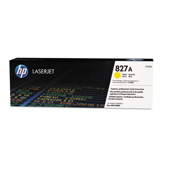 HP HP 827A, (CF302A) Yellow Original LaserJet Toner Cartridge (HEWCF302A)