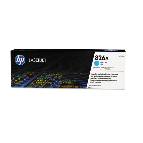 HP HP 826A, (CF311A) Cyan Original LaserJet Toner Cartridge (HEWCF311A)