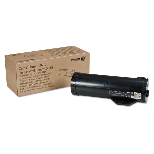 Xerox® 106R02722 High-Yield Toner, 14,100 Page-Yield, Black (XER106R02722)