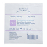 Zenifoam Gentle Border Foam Dressing 7 X 7 Inch With Border Waterproof Backing Silicone Face and Border Sacral Sterile (1186696_EA) 1/EA