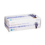 McKesson Confiderm® 3.0 Exam Glove Large NonSterile Nitrile Standard Cuff Length Textured Fingertips Blue Not Rated (957803_CS) 10/CS