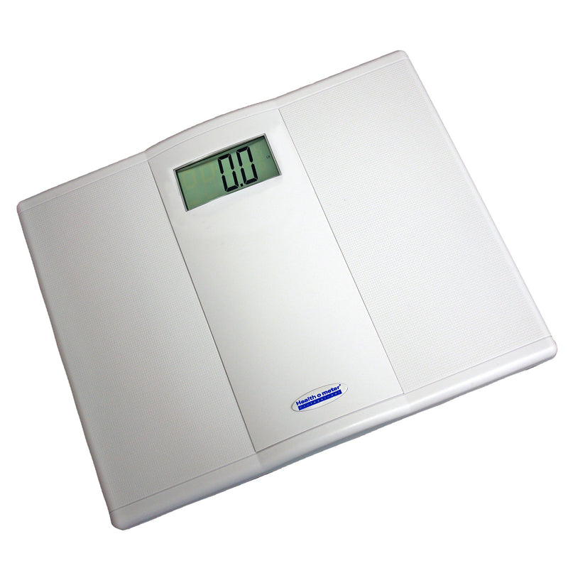 Health O Meter® Floor Scale Digital Display 550 lbs. / 250 kg Capacity White Battery Operated (938698_CS) 2/CS
