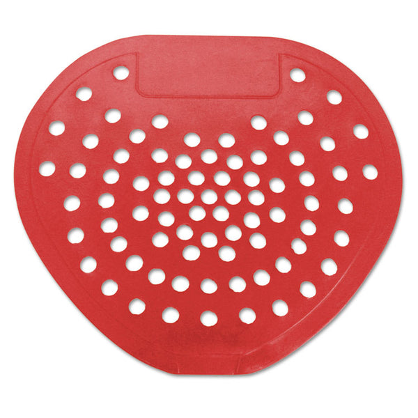 HOSPECO® Health Gards Vinyl Urinal Screen, Cherry Scent, 7.75 x 6.88, Red, Dozen (HOS03901)