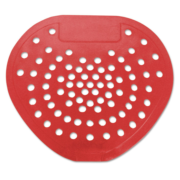 HOSPECO® Health Gards Vinyl Urinal Screen, Cherry Scent, 7.75 x 6.88, Red, Dozen (HOS03901) Case of 12