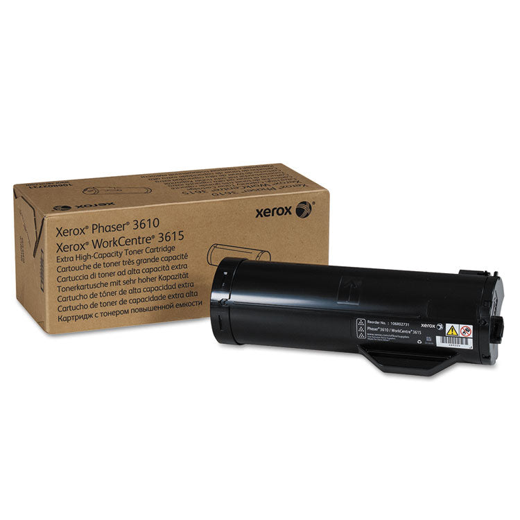 Xerox® 106R02731 Extra High-Yield Toner, 25,300 Page-Yield, Black (XER106R02731)