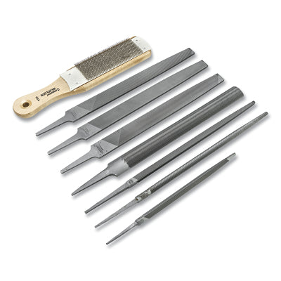 Vuzix Corporation 8-Pc Machinist File Set, 7 in, 10 in (183-22025NNN) 1 Set