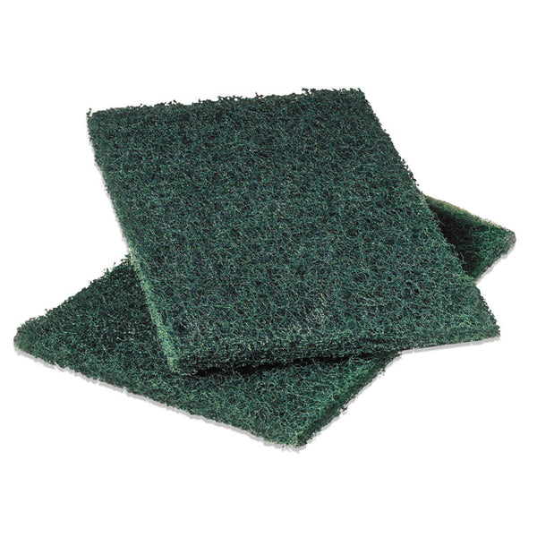 Scotch-Brite™ PROFESSIONAL Heavy-Duty Scouring Pad 86, 6 x 9, Green, Dozen (MMM86) Case of 12