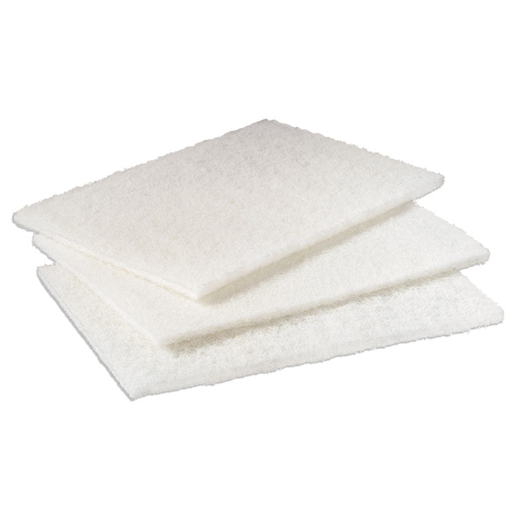 Scotch-Brite™ PROFESSIONAL Light Duty Cleansing Pad, 6 x 9, White, 20/Pack, 3 Packs/Carton (MMM98) Case of 3