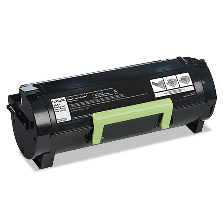 Lexmark™ 60F1X00 Ultra High-Yield Toner, 20,000 Page-Yield, Black (LEX60F1X00) Each