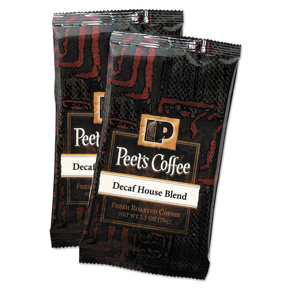 Peet's Coffee & Tea® Coffee Portion Packs, House Blend, Decaf, 2.5 oz Frack Pack, 18/Box (PEE504913)