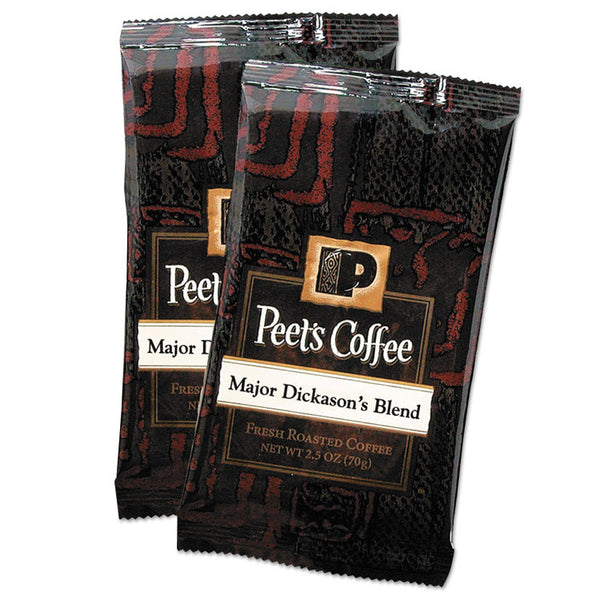 Peet's Coffee & Tea® Coffee Portion Packs, Major Dickason's Blend, 2.5 oz Frack Pack, 18/Box (PEE504916)