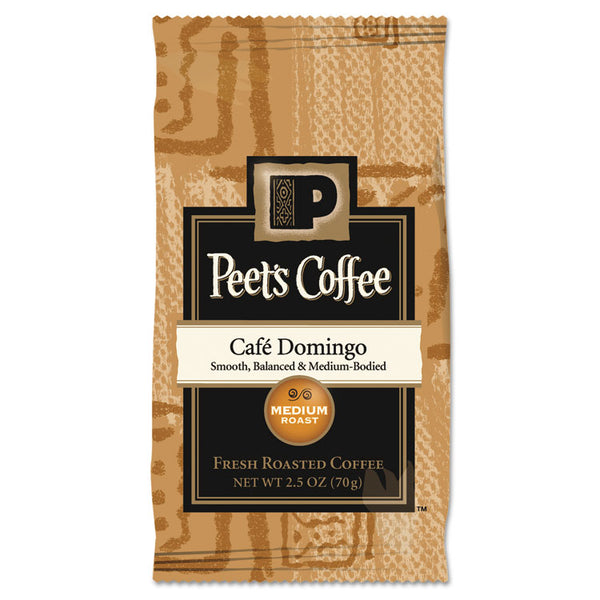 Peet's Coffee & Tea® Coffee Portion Packs, Cafe Domingo Blend, 2.5 oz Frack Pack, 18/Box (PEE504918)