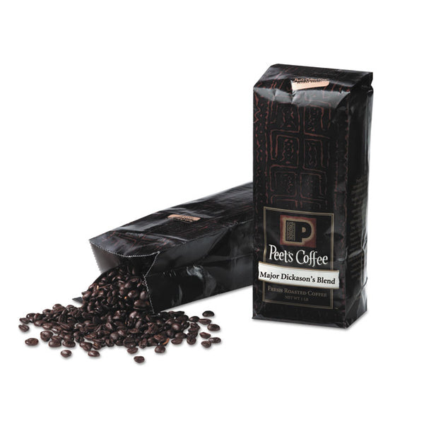 Peet's Coffee & Tea® Bulk Coffee, Major Dickason's Blend, Whole Bean, 1 lb Bag (PEE500705)