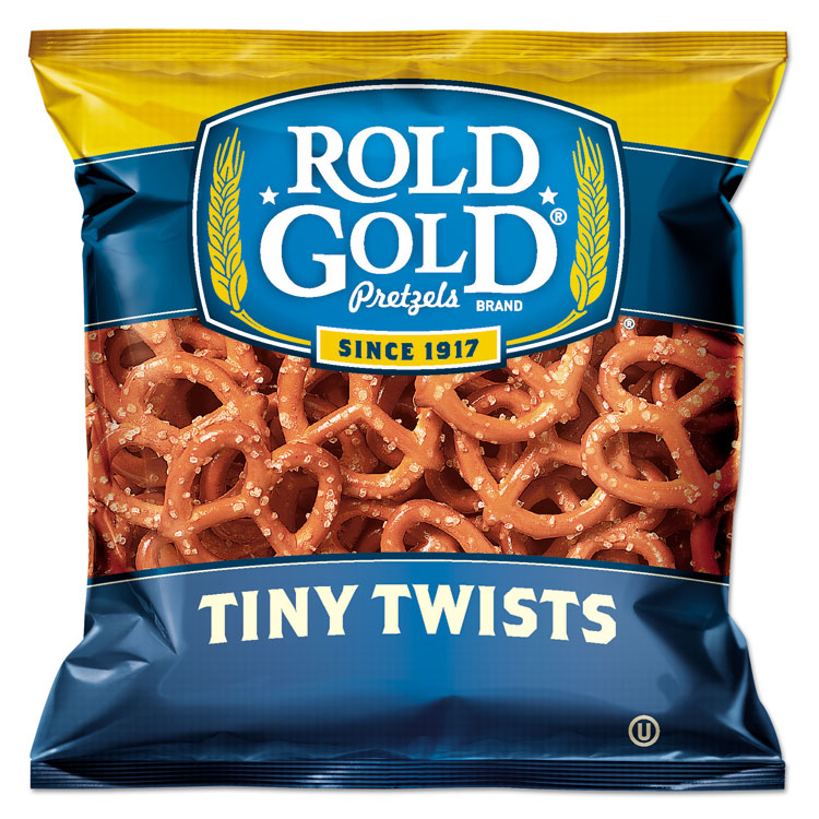 Rold Gold® Tiny Twists Pretzels, 1 oz Bag, 88/Carton (LAY32430) Case of 88