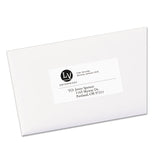 Avery® EcoFriendly Mailing Labels, Inkjet/Laser Printers, 2 x 4, White, 10/Sheet, 100 Sheets/Pack (AVE48163)