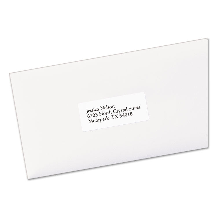 Avery® EcoFriendly Mailing Labels, Inkjet/Laser Printers, 1 x 2.63, White, 30/Sheet, 100 Sheets/Pack (AVE48460)