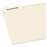 Avery® EcoFriendly Permanent File Folder Labels, 0.66 x 3.44, White, 30/Sheet, 50 Sheets/Pack (AVE45366) Box of 1500