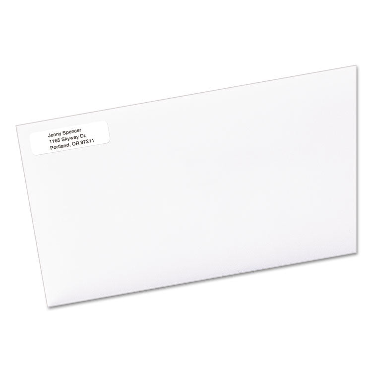 Avery® EcoFriendly Mailing Labels, Inkjet/Laser Printers, 0.5 x 1.75, White, 80/Sheet, 100 Sheets/Pack (AVE48467)