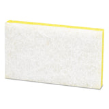 Scotch-Brite™ PROFESSIONAL Light-Duty Scrubbing Sponge, #63, 3.6 x 6.1, 0.7" Thick, Yellow/White, 20/Carton (MMM08251) Case of 20