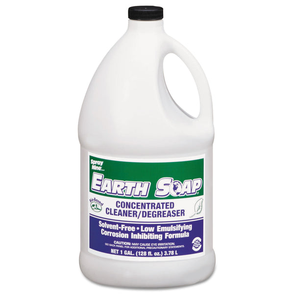 Spray Nine Earth Soap Concentrated Cleaner/Degreaser, 1gal Bottle, 4/Carton (ITW27901) Case of 4