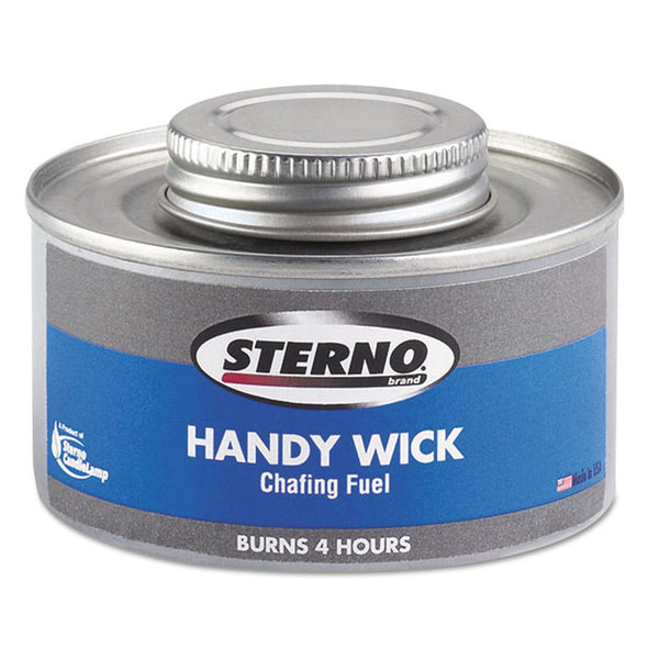 Sterno® Handy Wick Chafing Fuel, Methanol, 4 Hour Burn, 4.84 oz Can, 24/Carton (STE10364) Case of 24