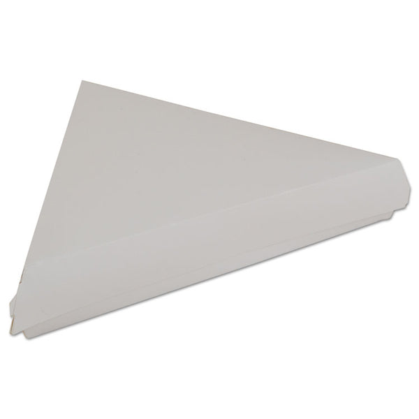 SCT® White Pizza Clamshells, 9.25 x 9 x 1.69, White, Paper, 400/Carton (SCH0719) Case of 400